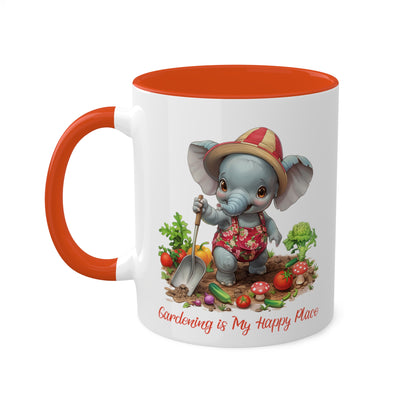 Elephant Gardener Mug