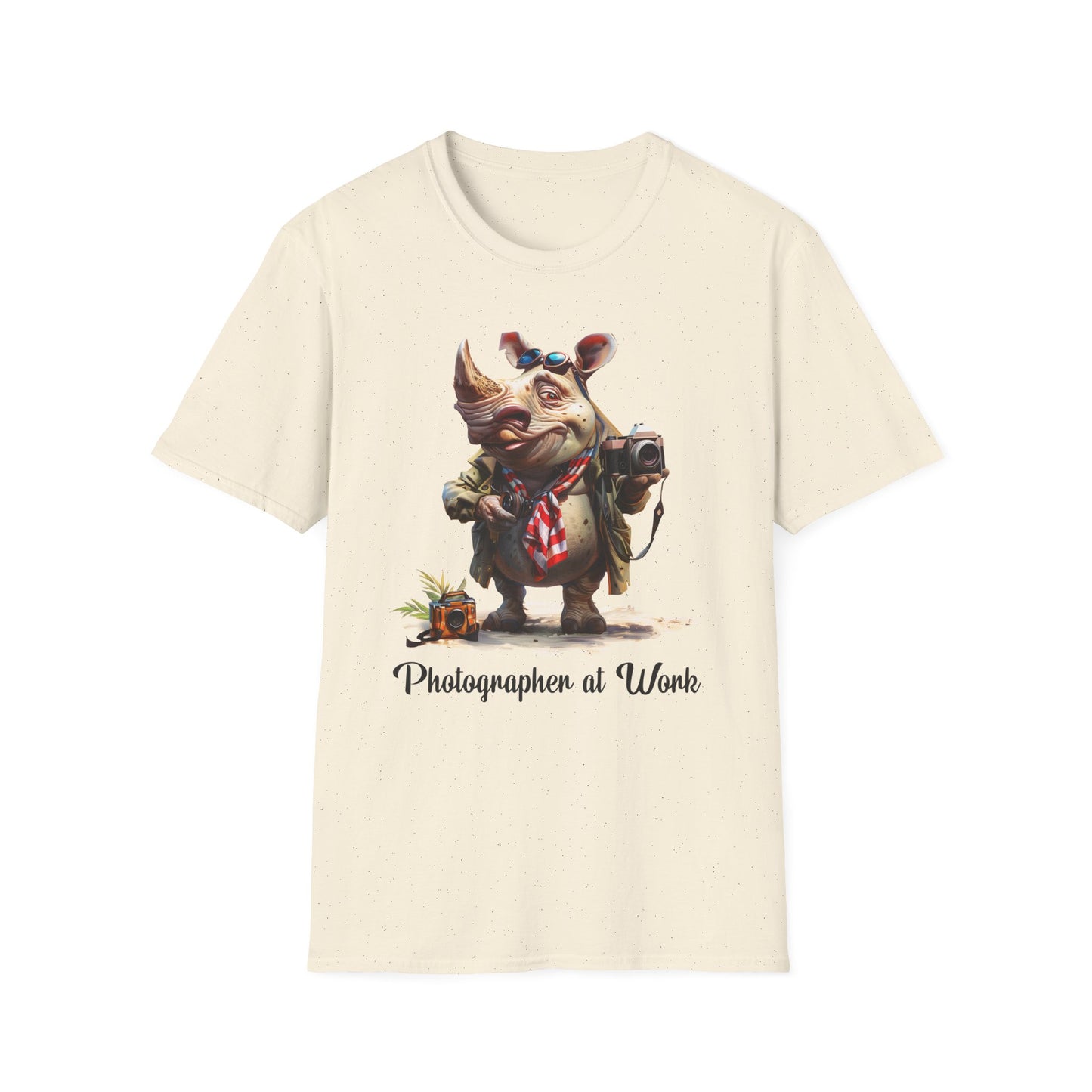 Rhino Photographer Softstyle T-Shirt