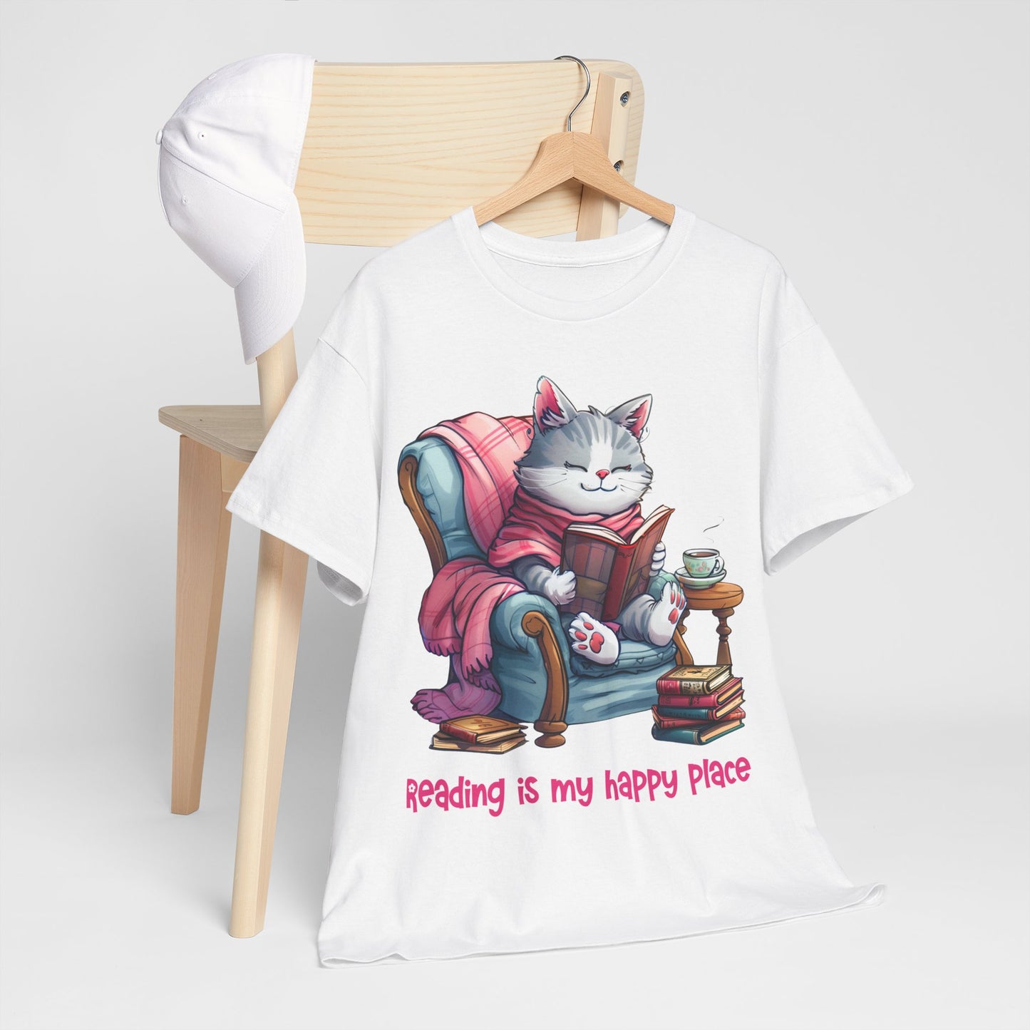 Cat Reader Tee