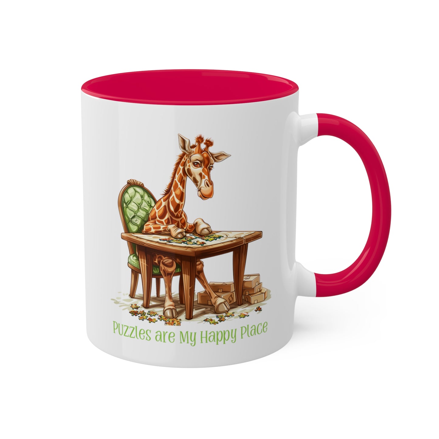 Giraffe Puzzler Mug