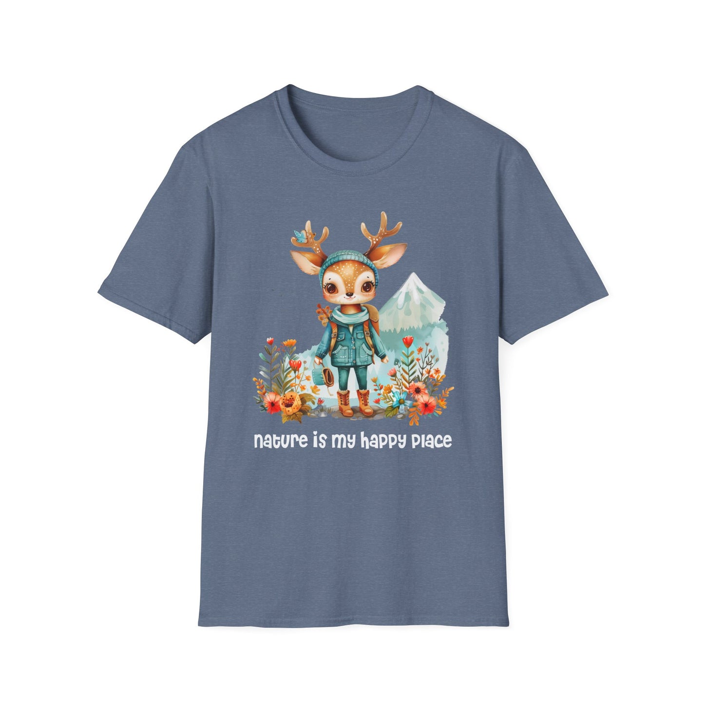 Deer Hiker Softstyle T-Shirt