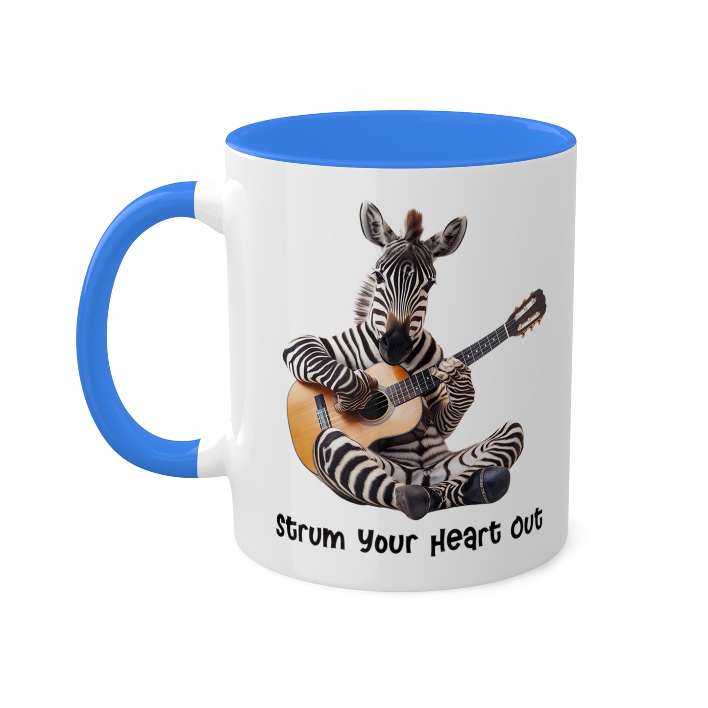 Zebra Musician Mug