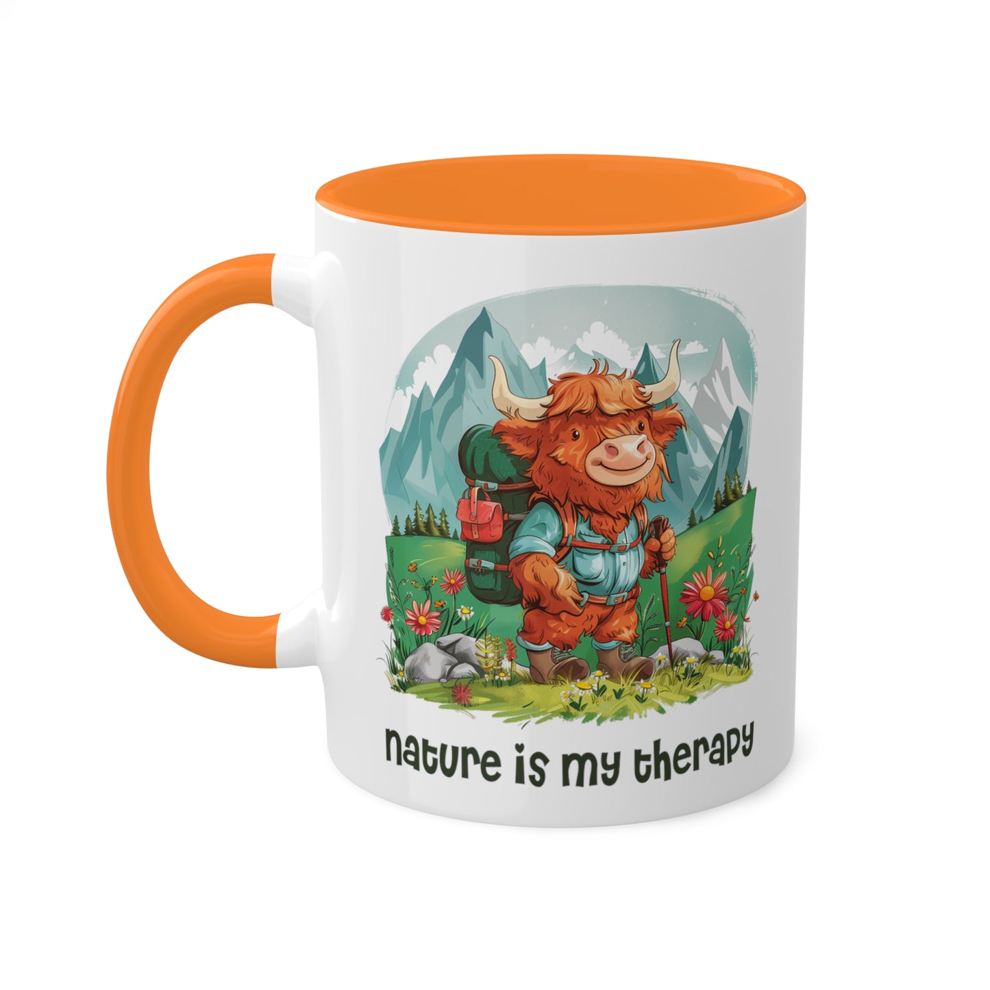 Highland Cow Backpacker Mug