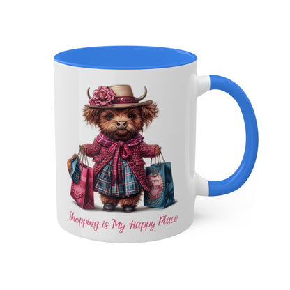 Highland Cow Shopping Mug