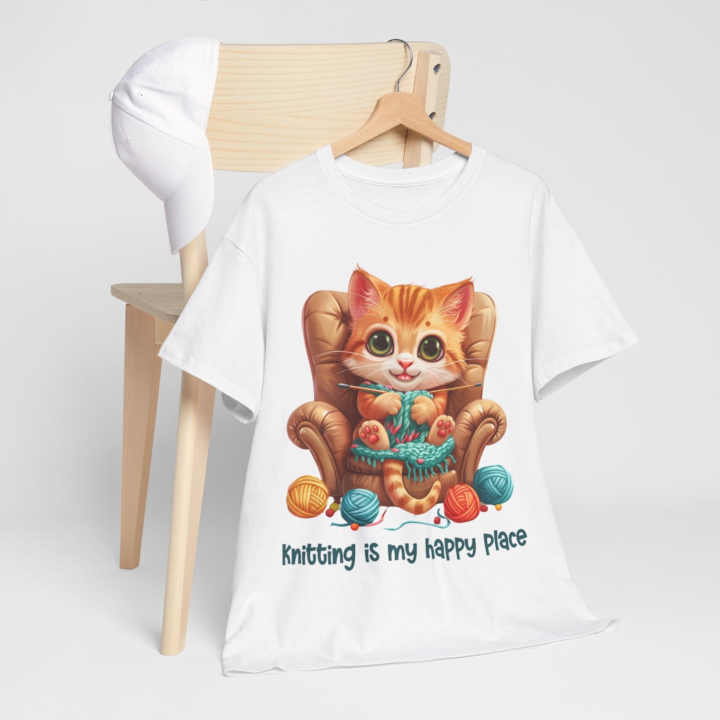 Cat Knitter Tee