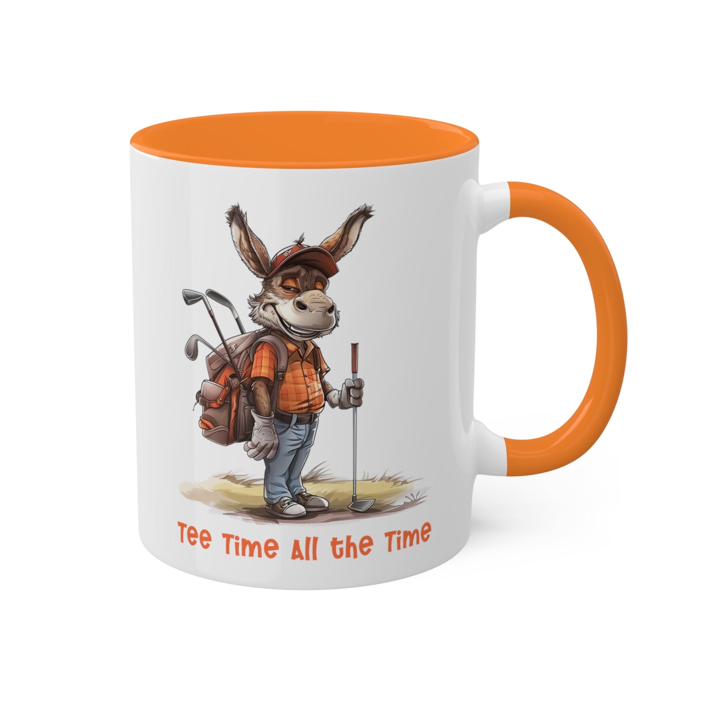 Donkey Golfing Mug