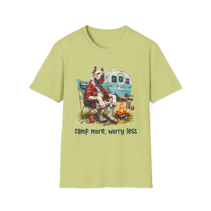 Great Dane Dog Camper Softstyle T-Shirt