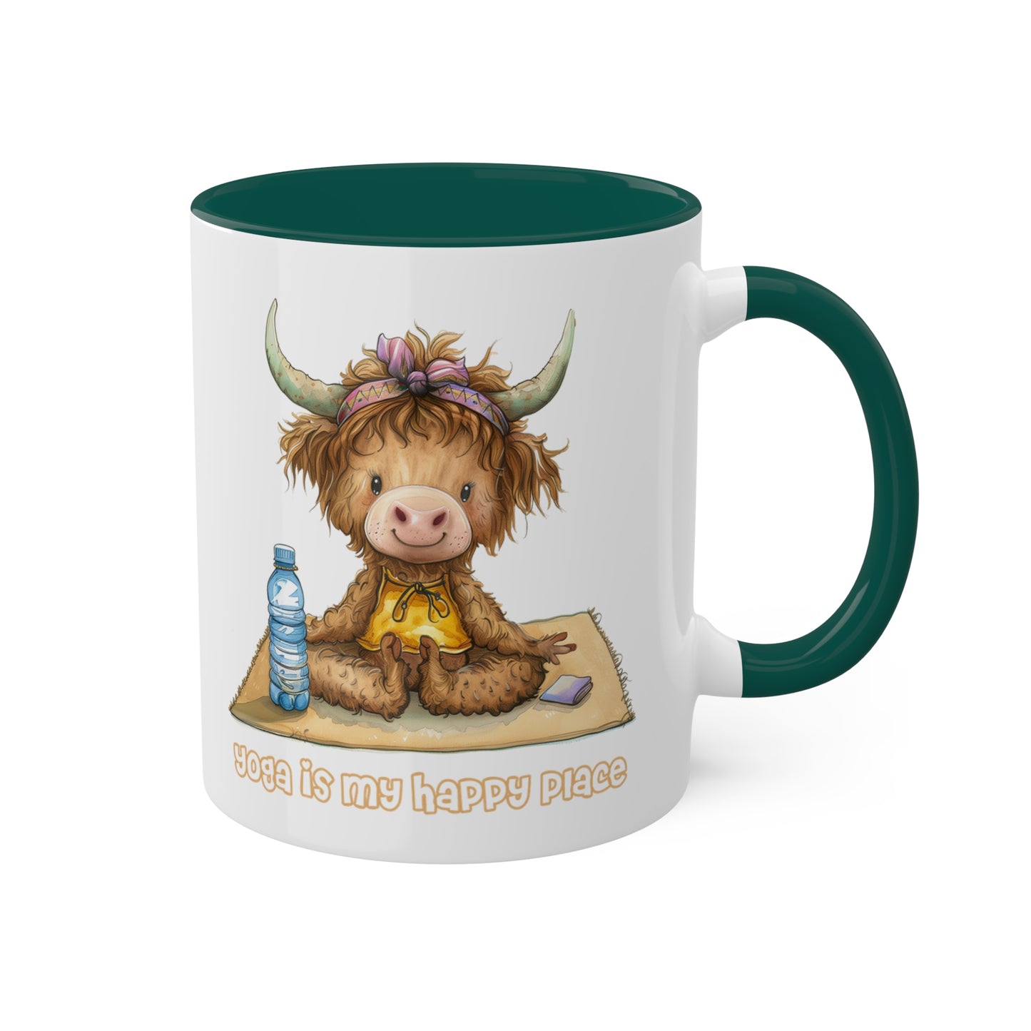 Highland Cow Yoga Mug