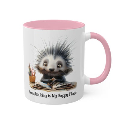 Porcupine Scrapbooking Mug