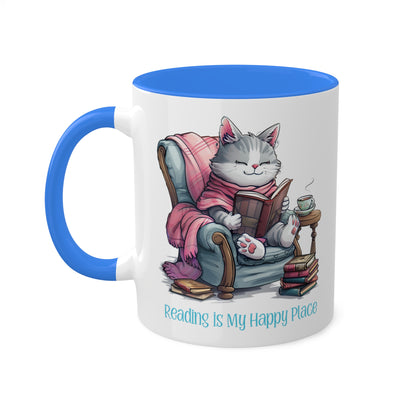 Cat Reading Mug