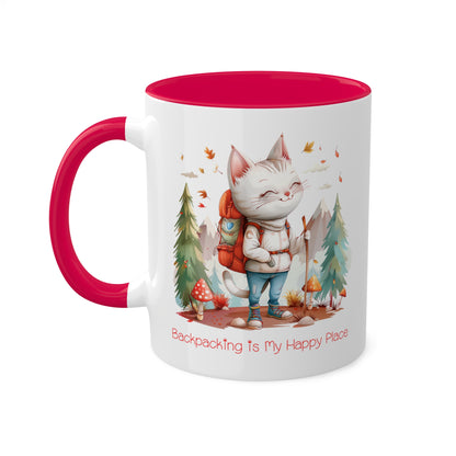 Cat Backpacker Mug