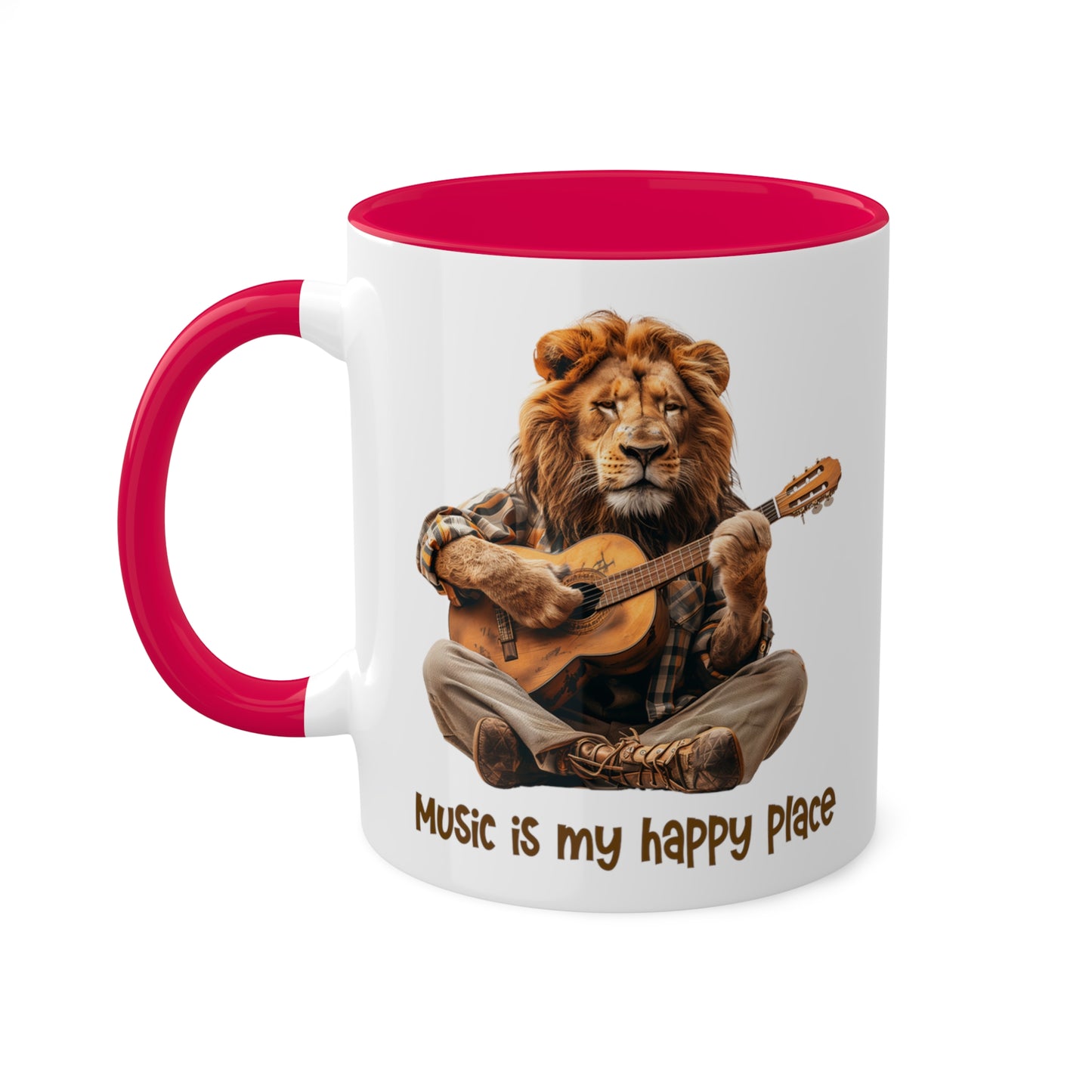 Lion Musician Mug