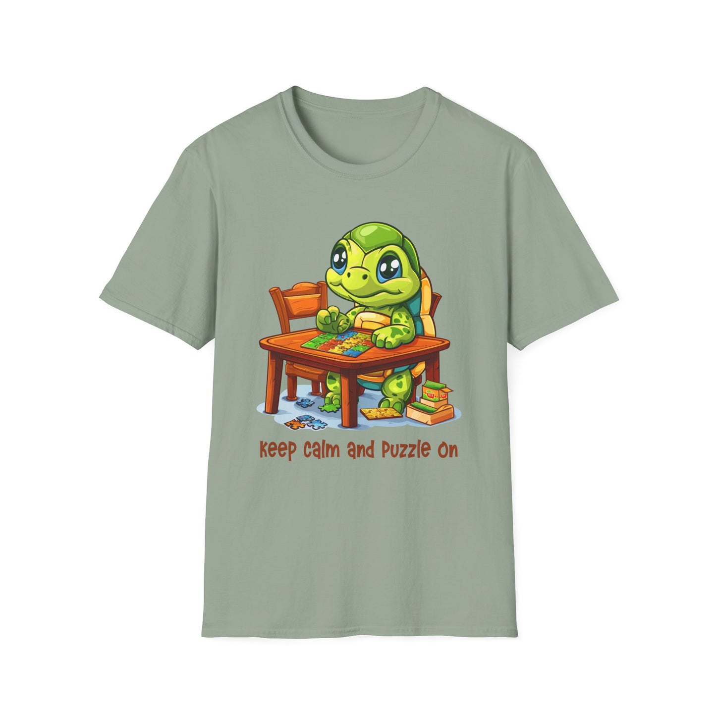 Turtle Puzzler Softstyle T-Shirt