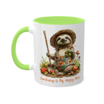 Sloth Gardener Mug