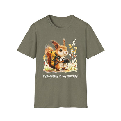 Squirrel Photographer Softstyle T-Shirt