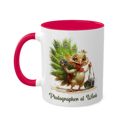 Peacock Photographer Mug