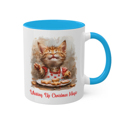 Cat Christmas Baker Mug