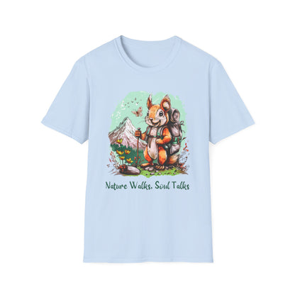 Squirrel Hiker Softstyle T-Shirt