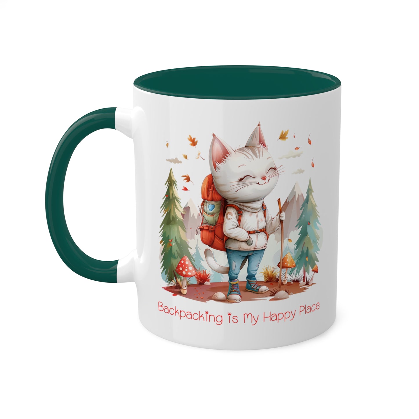 Cat Backpacker Mug