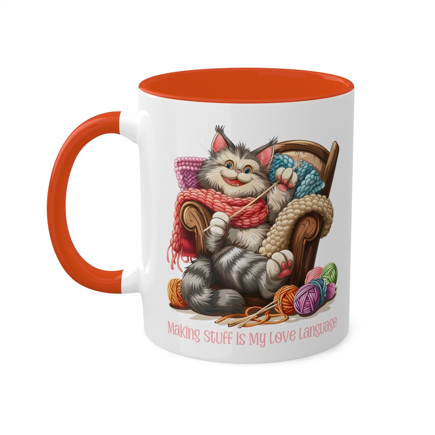 Cat Crocheter Mug