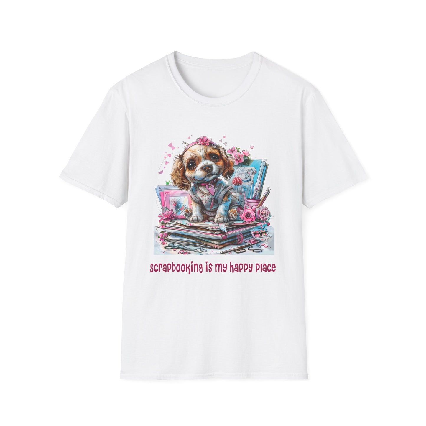 Dog Scrapbooking Softstyle T-Shirt