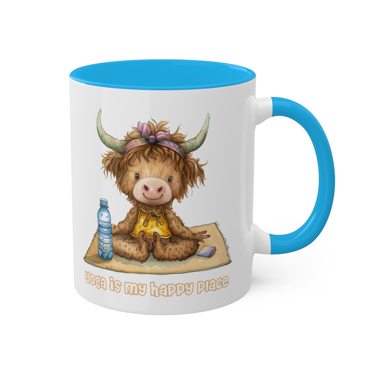 Highland Cow Yoga Mug