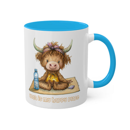 Highland Cow Yoga Mug