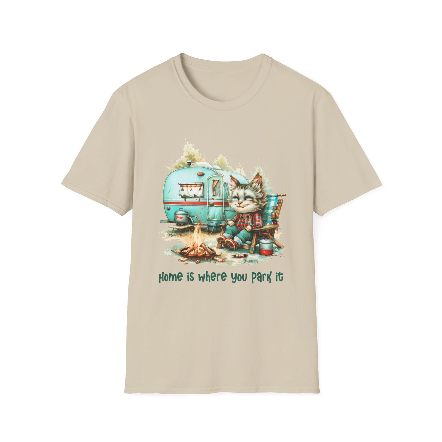 Cat Camper Softstyle T-Shirt