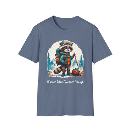 Raccoon Hiker Softstyle T-Shirt