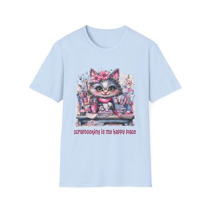 Cat Scrapbooker Softstyle T-Shirt