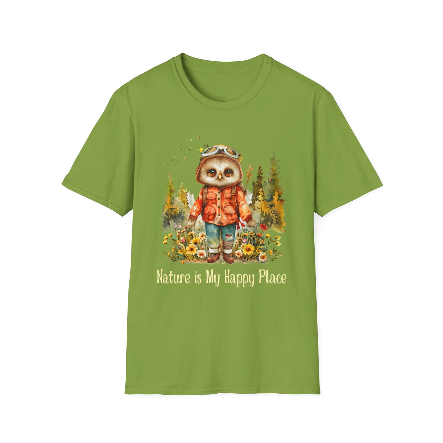 Squirrel Nature Hiker Softstyle T-Shirt