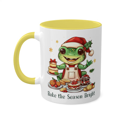 Frog Christmas Baker Mug