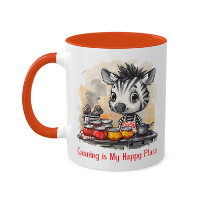 Zebra Canner Mug