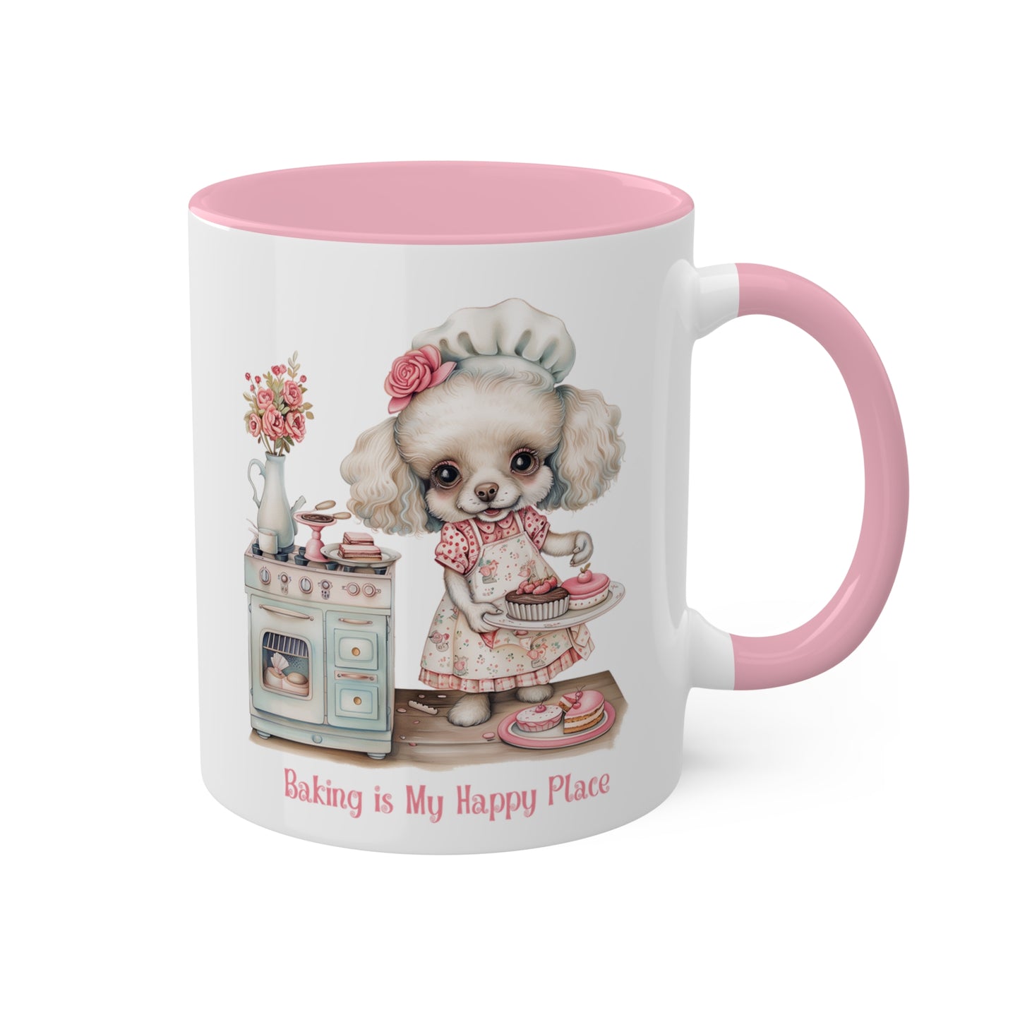 Poodle Baker Mug