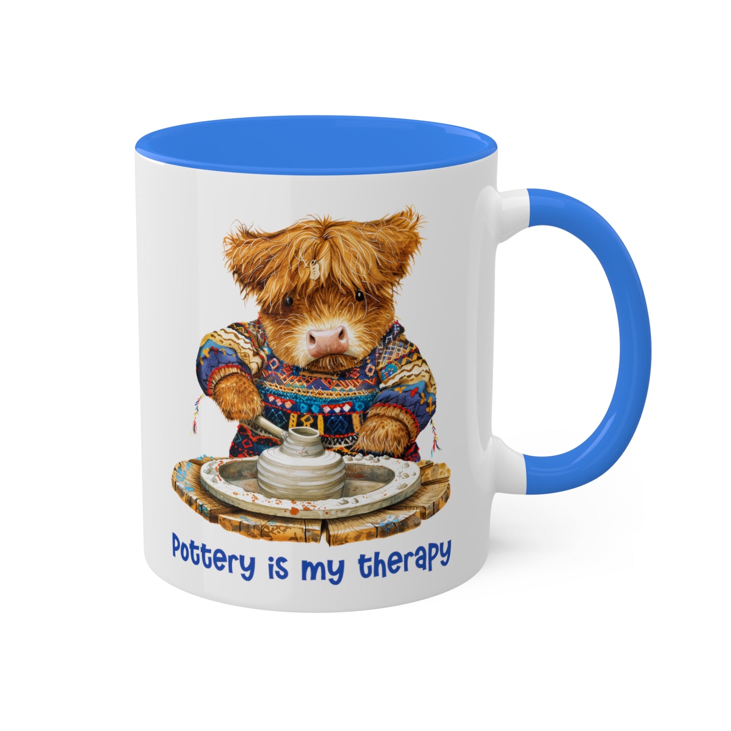 Highland Cow Potter Mug