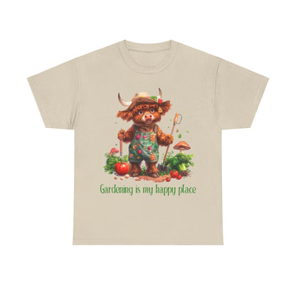 Highland Cow Gardener Tee