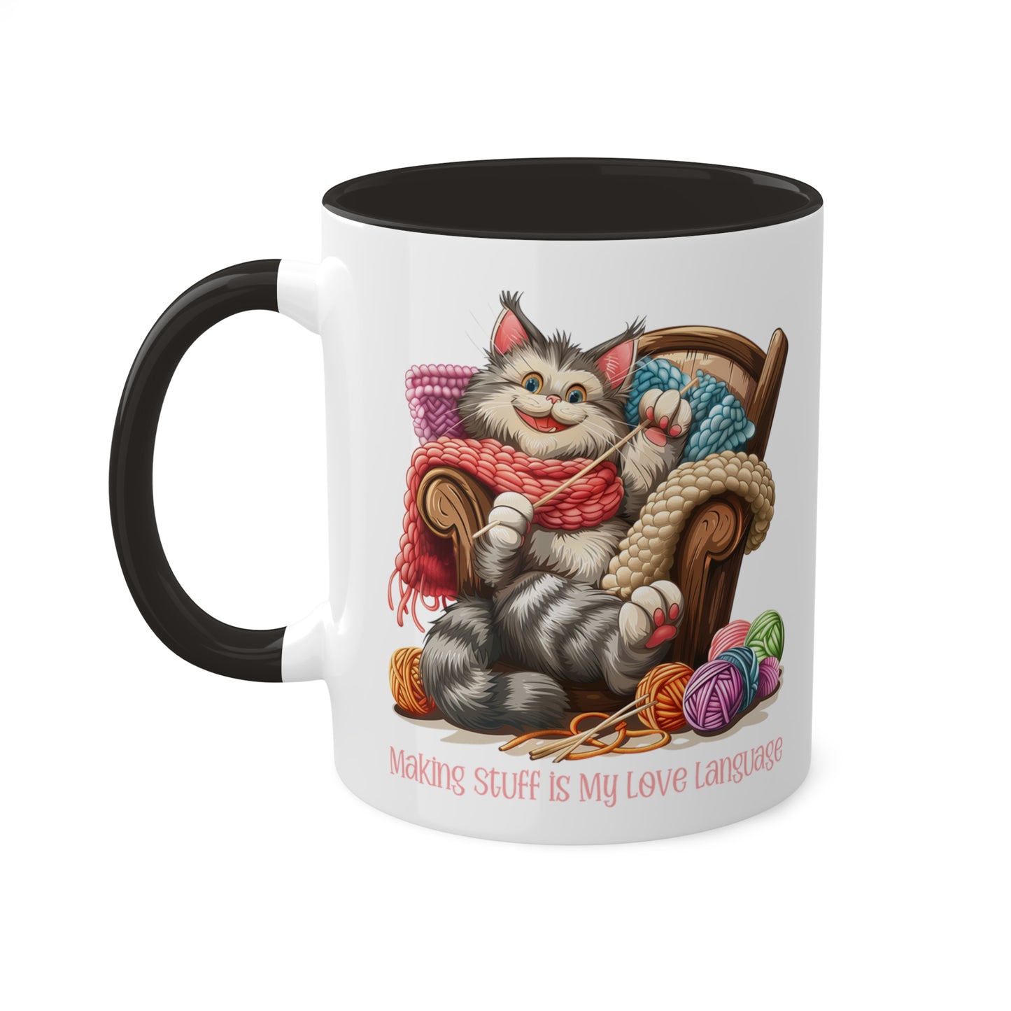 Cat Crocheter Mug