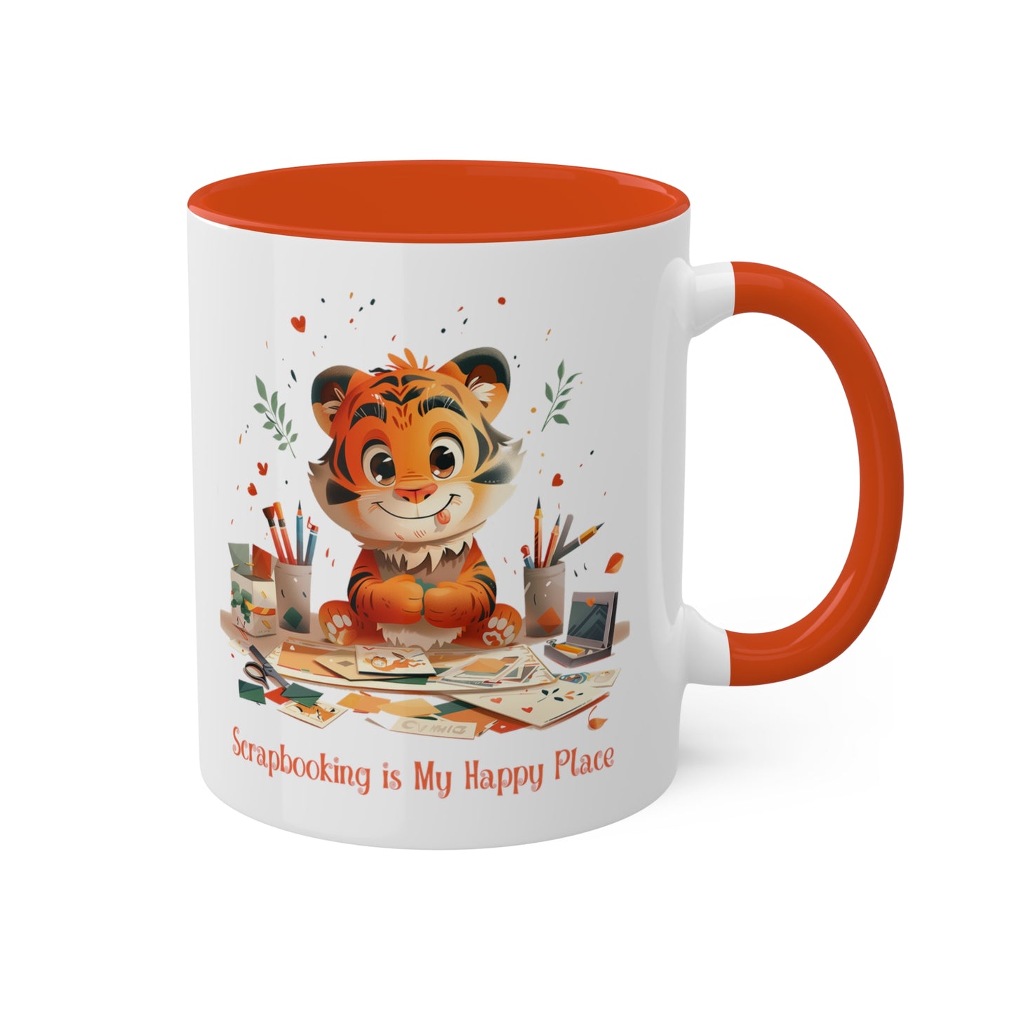 Tiger Scrapbooking Mug