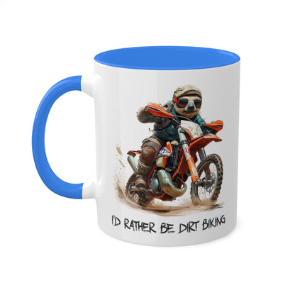 Sloth Dirt Biker Mug