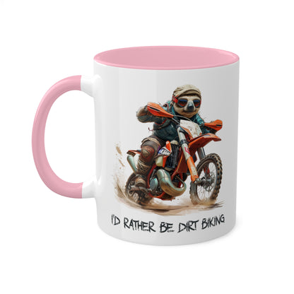 Sloth Dirt Biker Mug