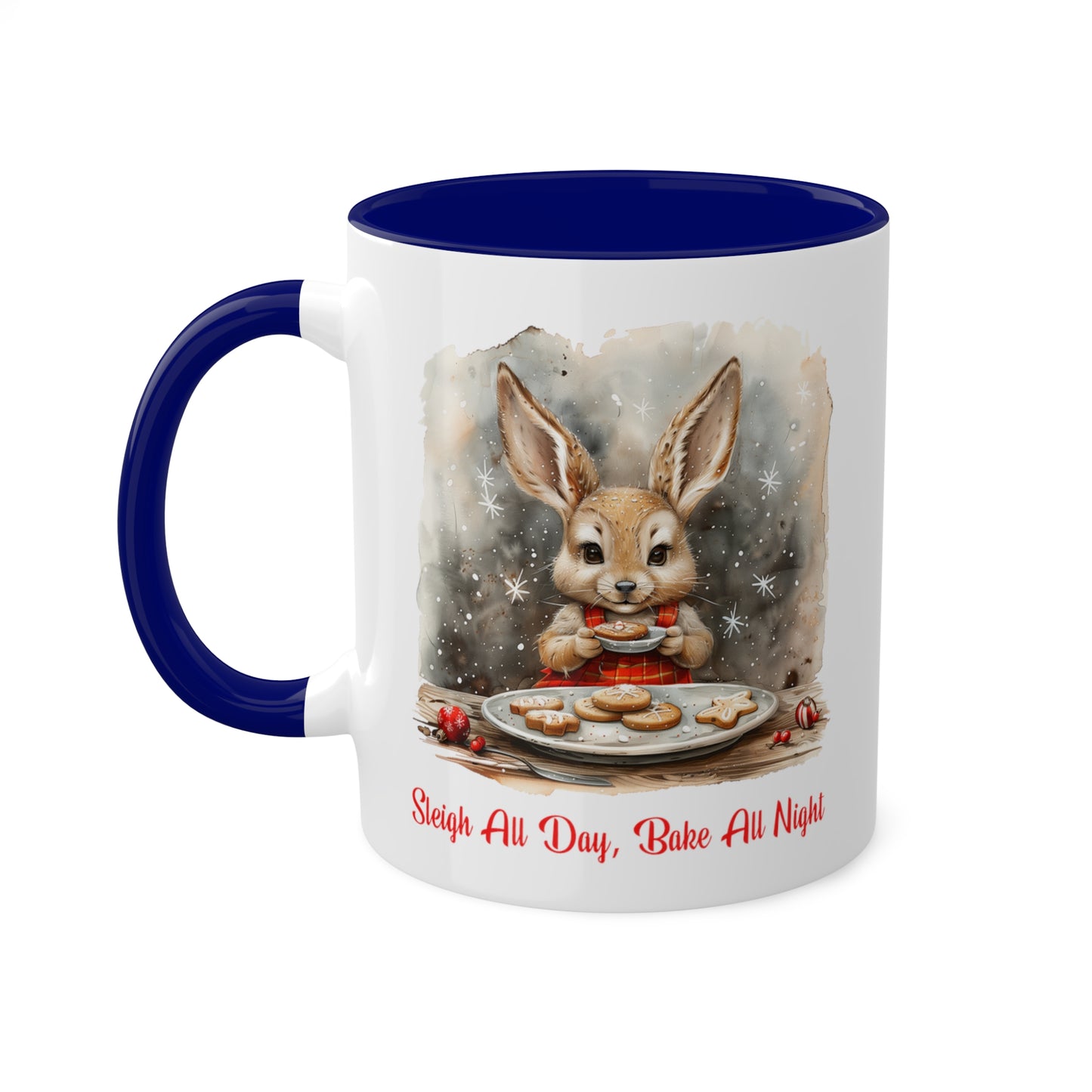 Rabbit Christmas Baker Mug