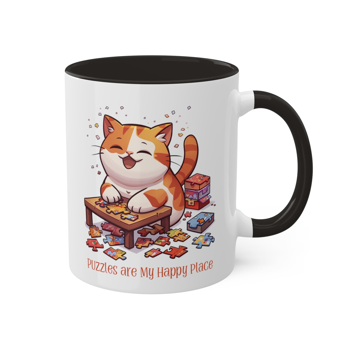 Cat Puzzler Mug