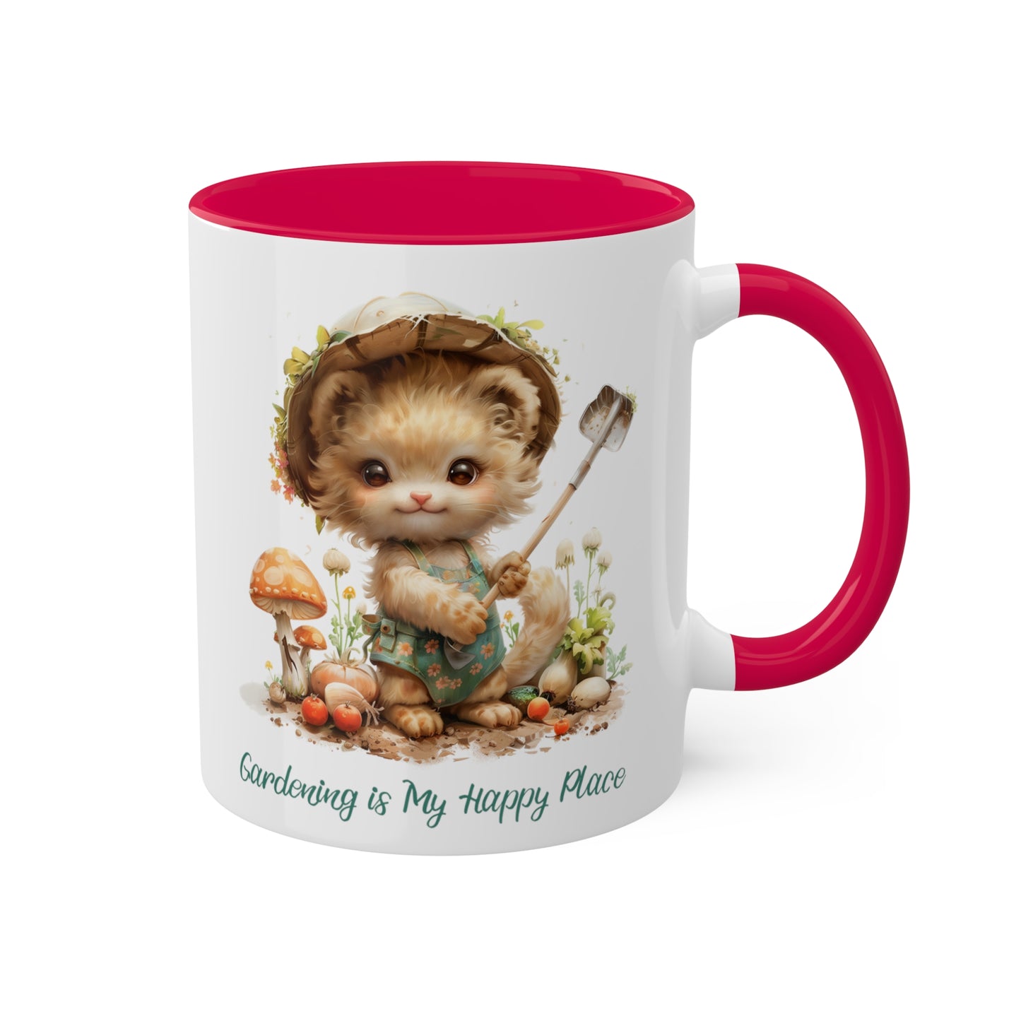 Lion Gardener Mug