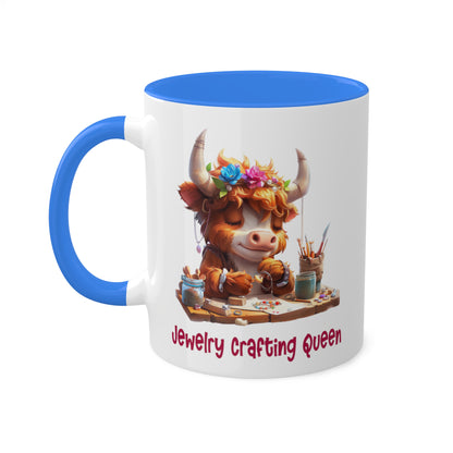 Highland Cow Jewelry Maker Mug