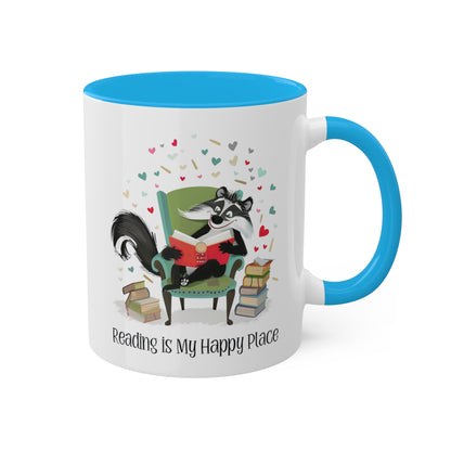 Skunk Reading Mug