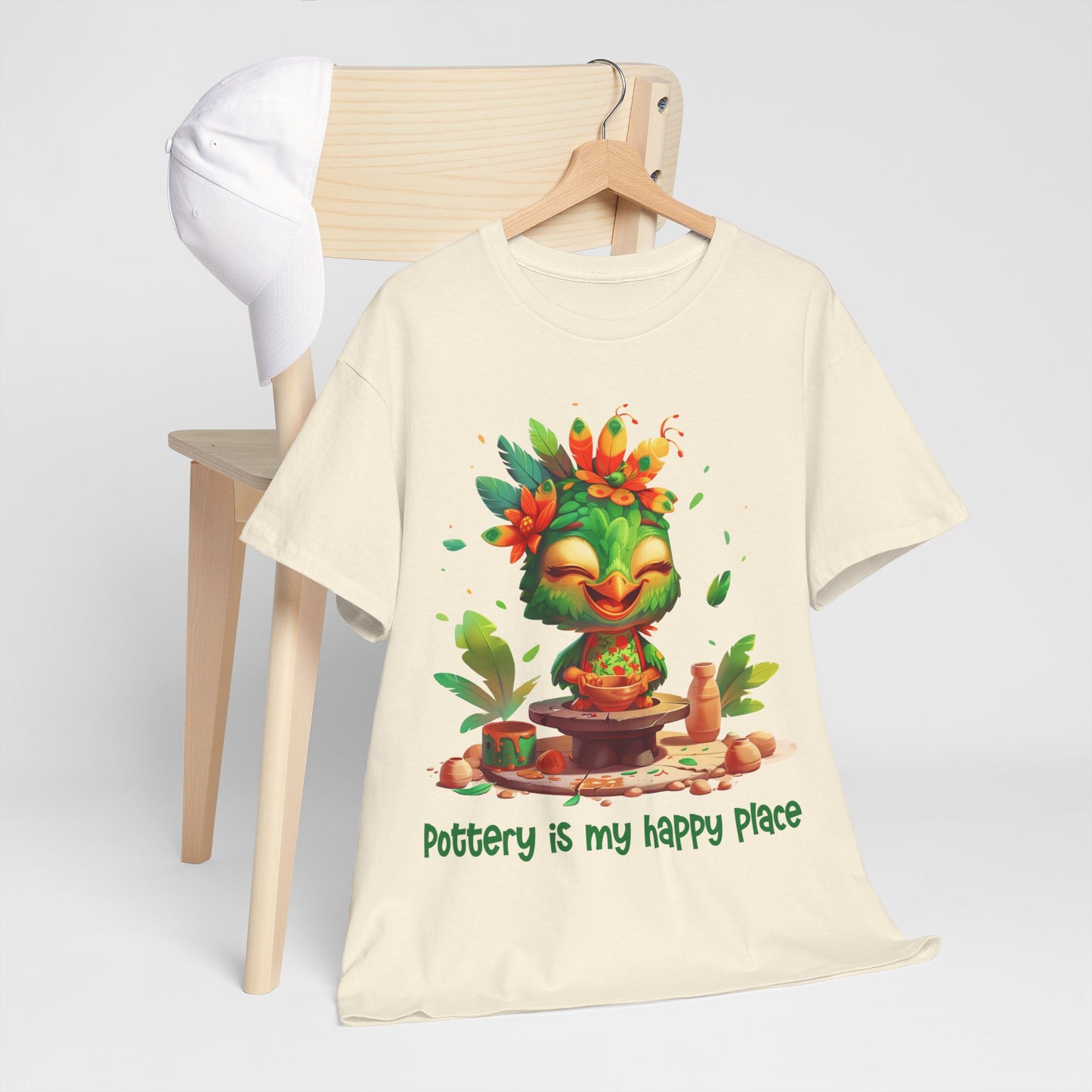 Peacock Pottery Tee