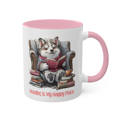 Corgi Reading Mug