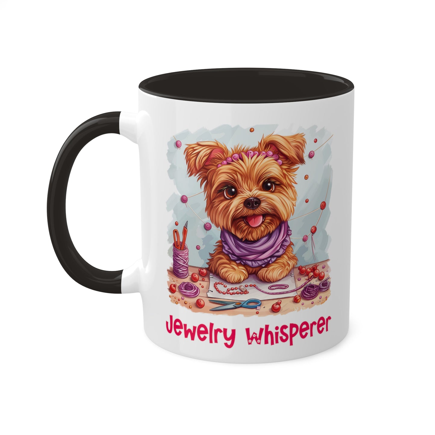 Terrier Dog Jewelry Maker Mug