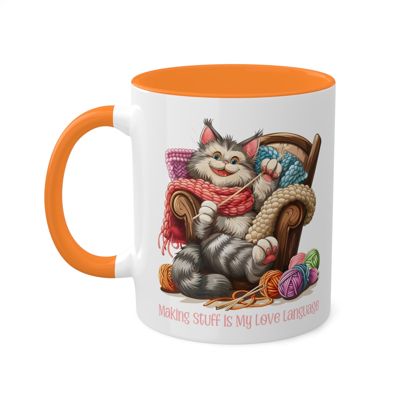 Cat Crocheter Mug