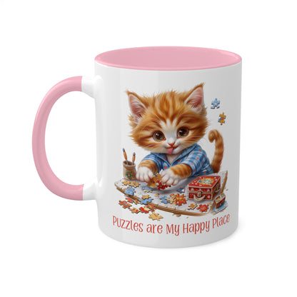 Cat Puzzler Mug